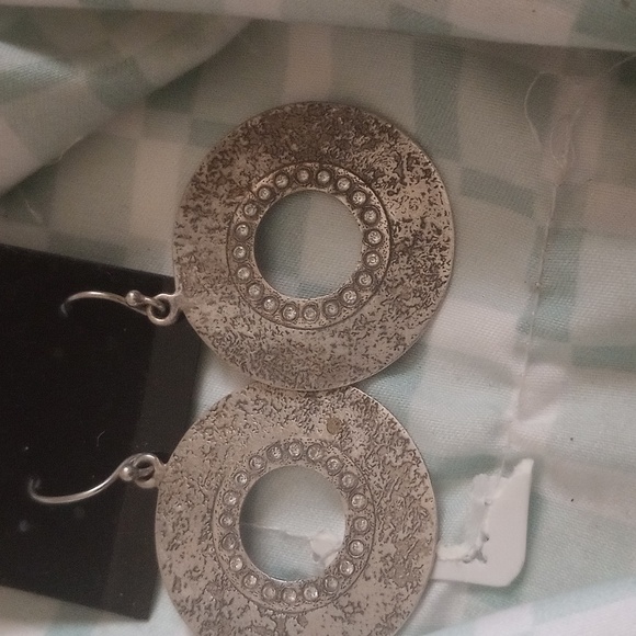 Silpada Sterling Silver cubic zirconia dangle earrings/W1871 - Picture 2 of 2